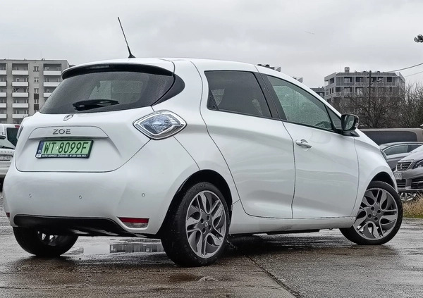 Renault Zoe cena 54900 przebieg: 46119, rok produkcji 2017 z Warszawa małe 497
